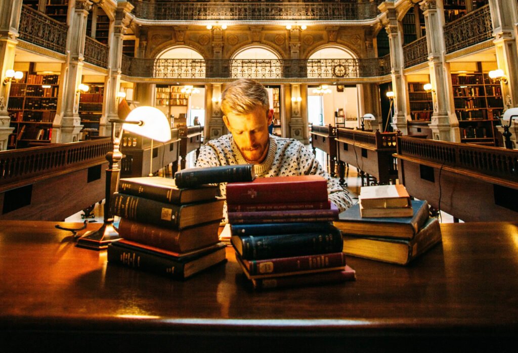 Man Studying for exams, Supplementary exams