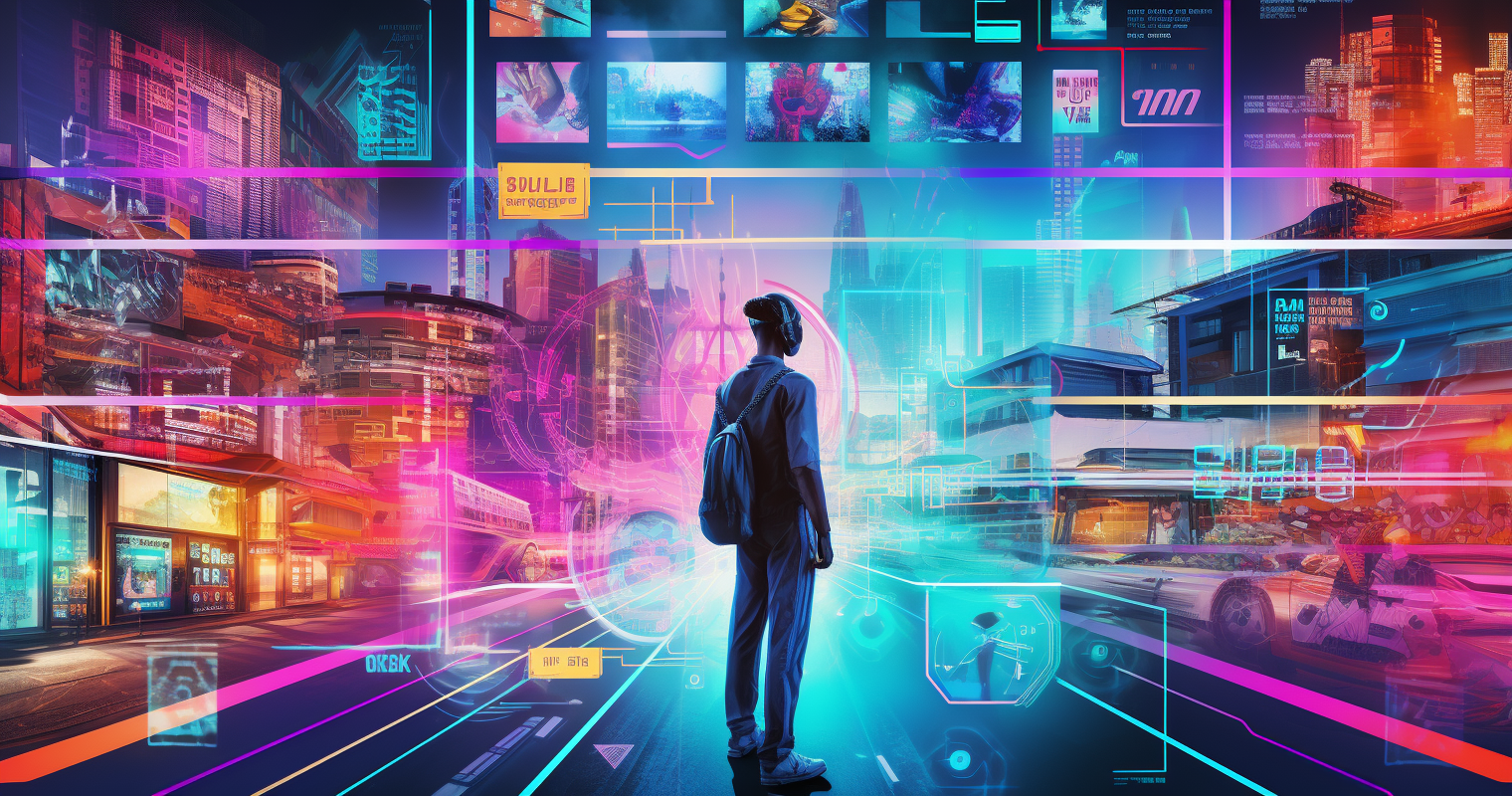 A college displaying a futuristic career
