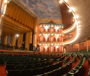 An empty musical or drama hall