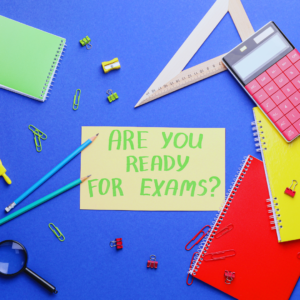 school materials for exam preparations